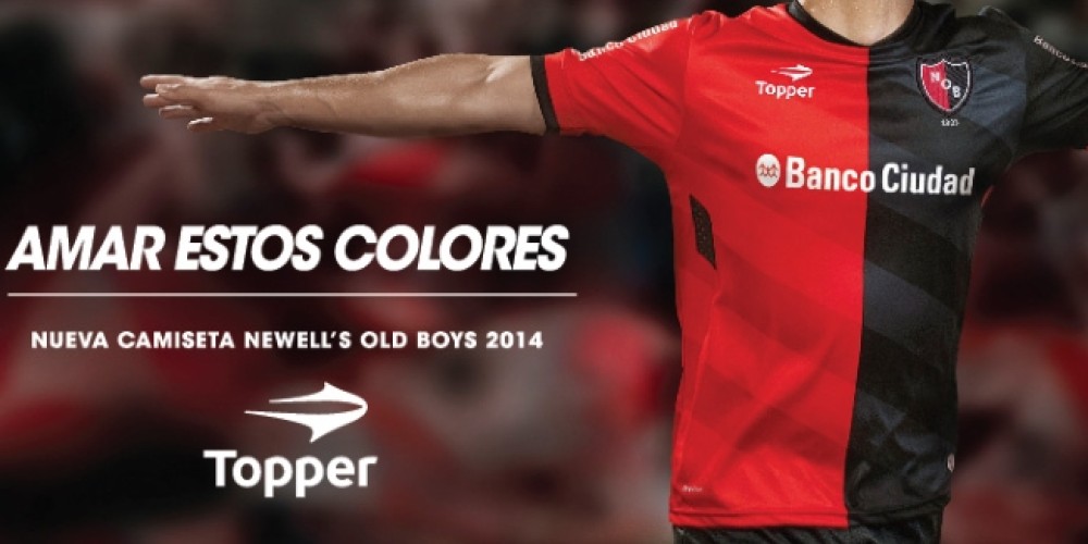 Las camisetas Topper de Newell’s ya se venden en Brasil