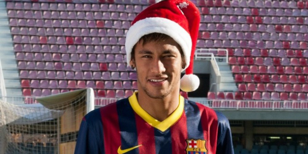 ​Las estrellas del Barca te desean felices fiestas