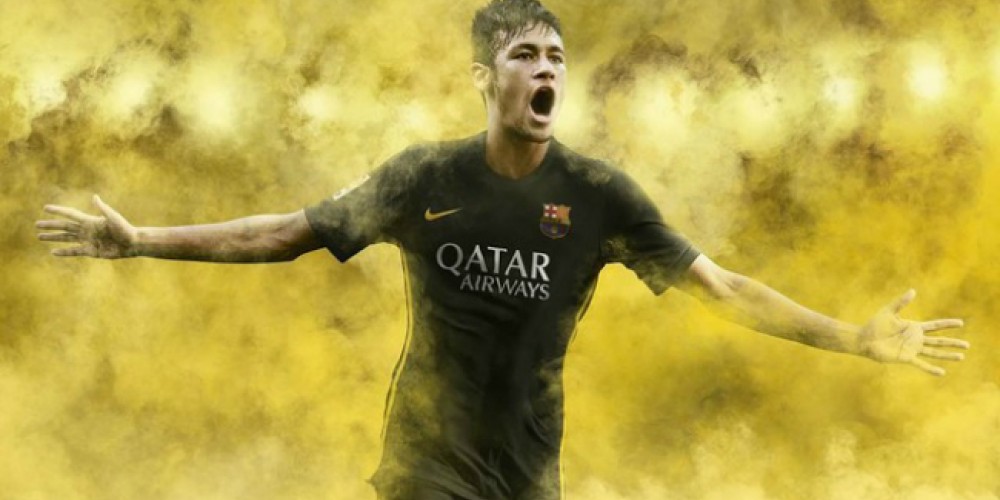 Con Neymar, Barcelona presenta su camiseta negra