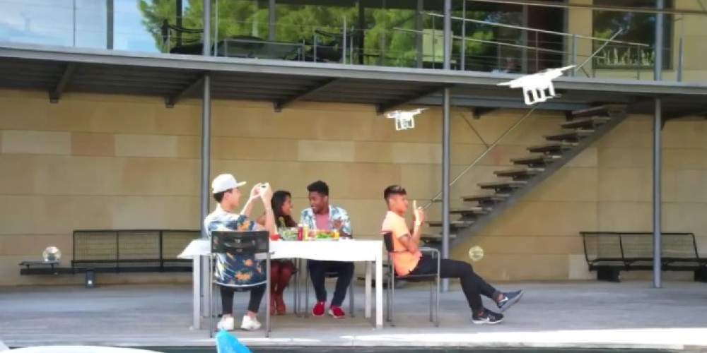 Neymar sorprendió con un nuevo truco con drones