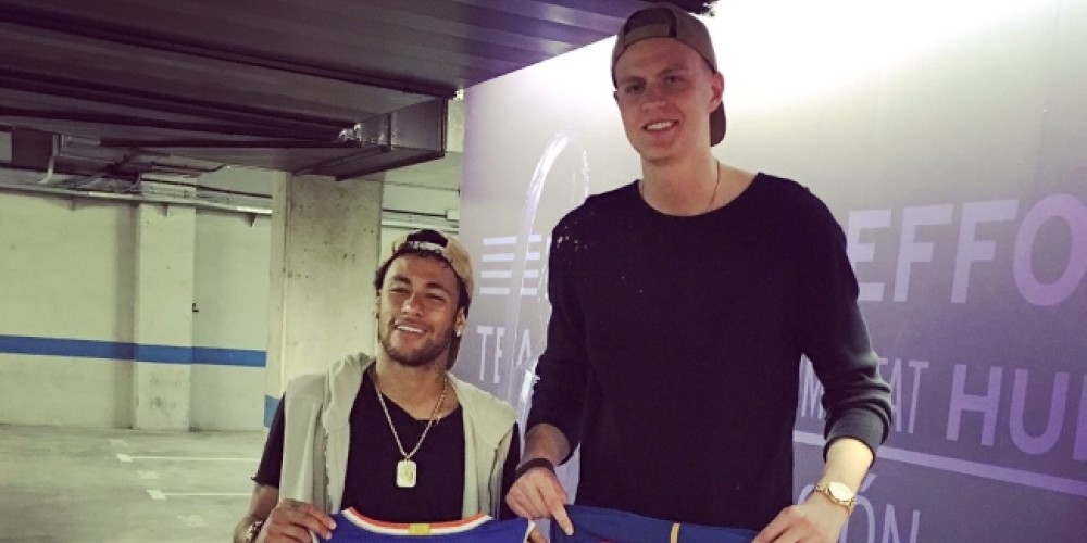 El curioso regalo de una estrella de la NBA para Neymar Jr. 