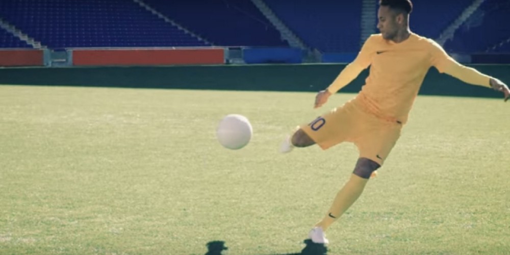 Neymar present&oacute; su &uacute;ltimo comercial para Panasonic desde el estadio del Espanyol