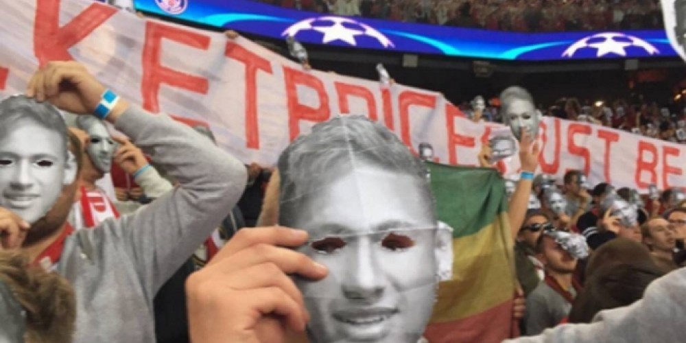 ‘No somos Neymar’: la curiosa protesta de los hinchas del Bayern por el costo de las entradas