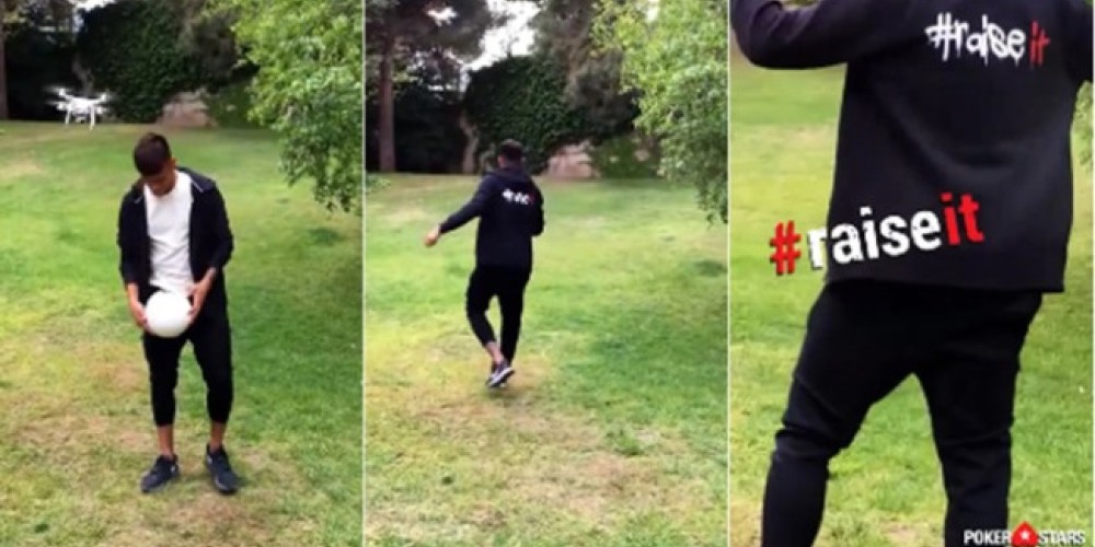 Neymar mostr&oacute; toda su habilidad en el &ldquo;Drone Challenge&rdquo;