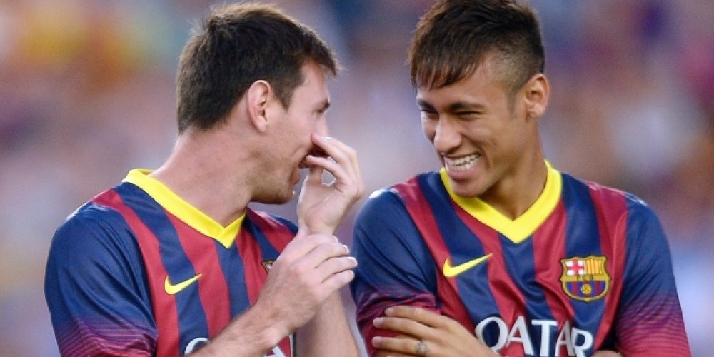 El espectacular video del Barcelona celebrando las nominaciones de Messi y Neymar