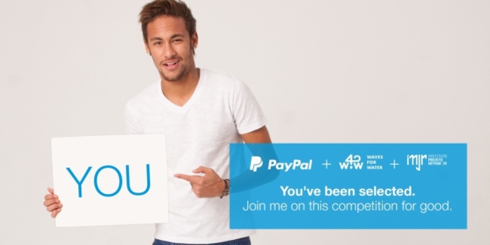 Neymar se asocia con PayPal para realizar acciones solidarias