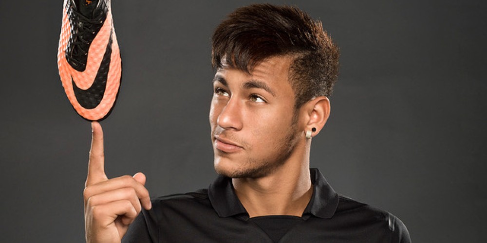 Neymar recauda 14 millones de euros al año por patrocinios