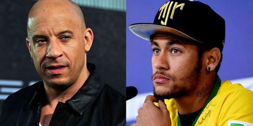 Neymar se luce en una película de acción junto a Vin Diesel