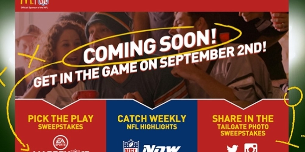 McDonald’s ya palpita el inicio de la NFL con premios para los fanáticos