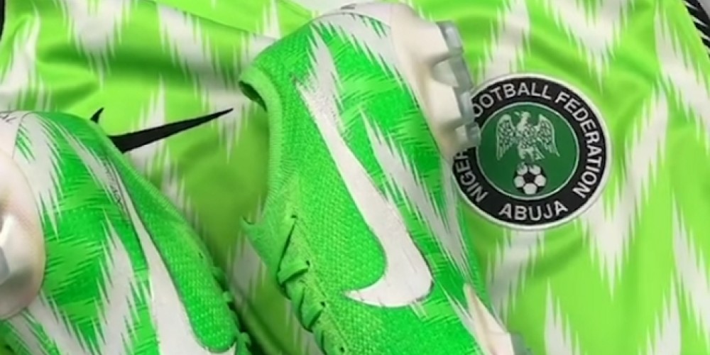 Nike presentó un nuevo diseño de botines inspirados en la camiseta de Nigeria