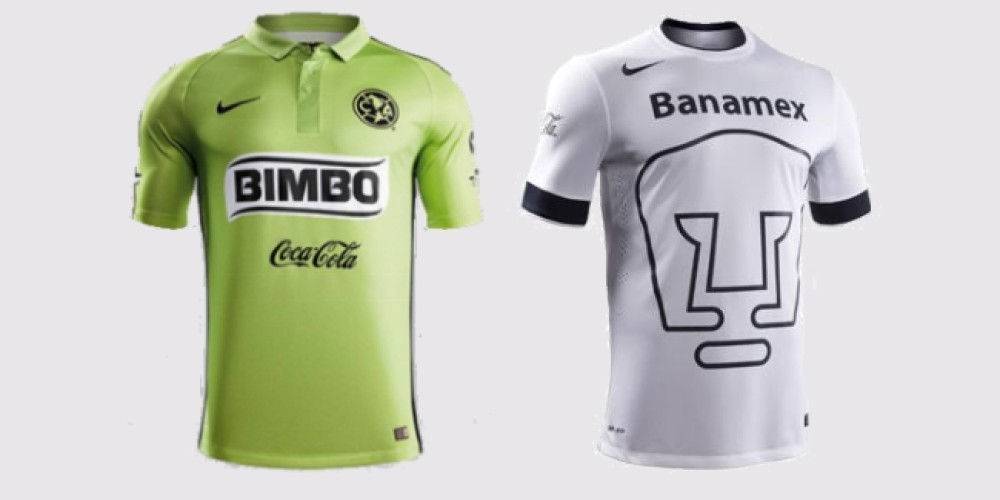 Nike present&oacute; las camisetas del Am&eacute;rica de M&eacute;xico y Pumas de la UNAM