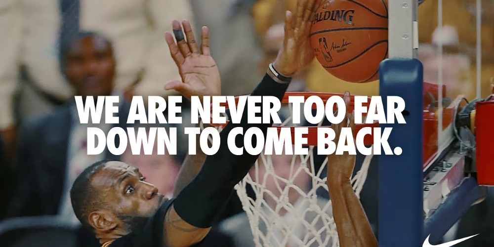 "Never Too Far Down": el spot para motivar a los deportistas en cuarentena