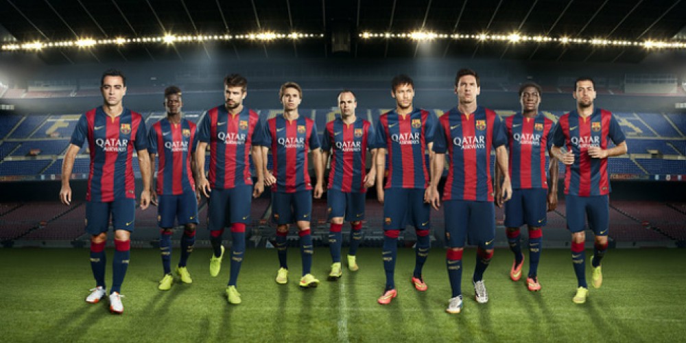 Nike presentó la nueva camiseta del FC Barcelona