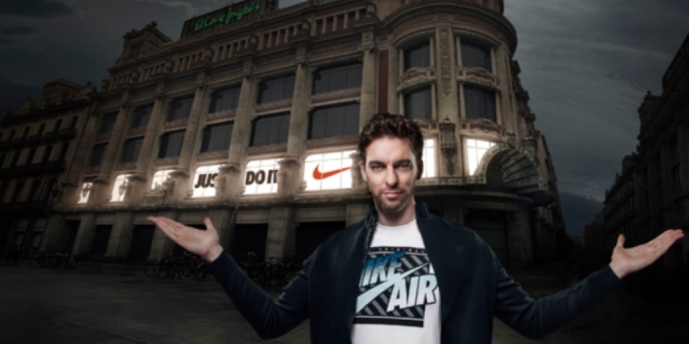 Nike inauguró una nueva tienda en Barcelona junto a Pau Gasol