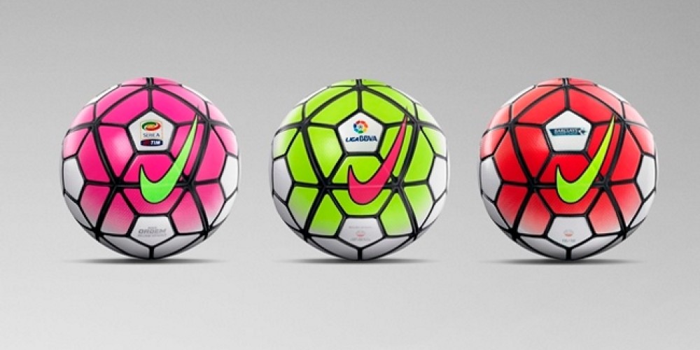 Nike presentó los balones Ordem 2015/2016 de la Premier League, La Liga y la Serie A