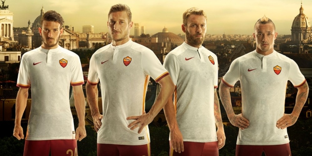 Nike presentó la camiseta alternativa de la Roma