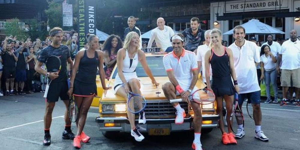 Nike y sus estrellas sorprendieron con un tenis callejero en Nueva York