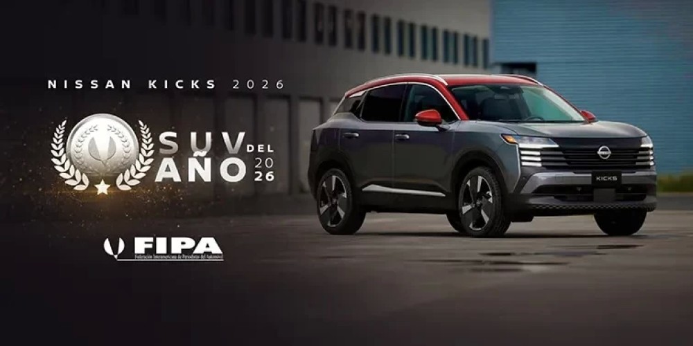 Nissan Kicks es reconocido como SUV del A&ntilde;o 2026 por FIPA