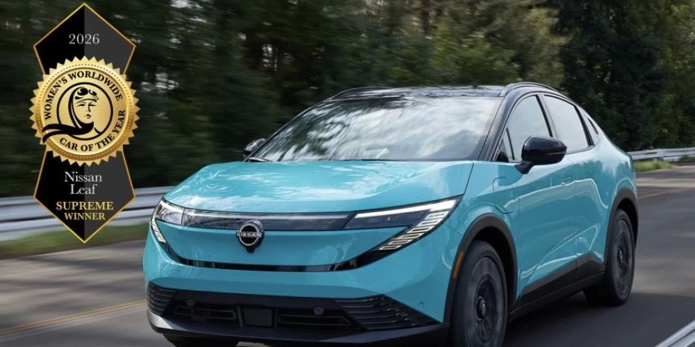 El nuevo Nissan LEAF es el ganador absoluto del Women&rsquo;s Worldwide Car of the Year 2026