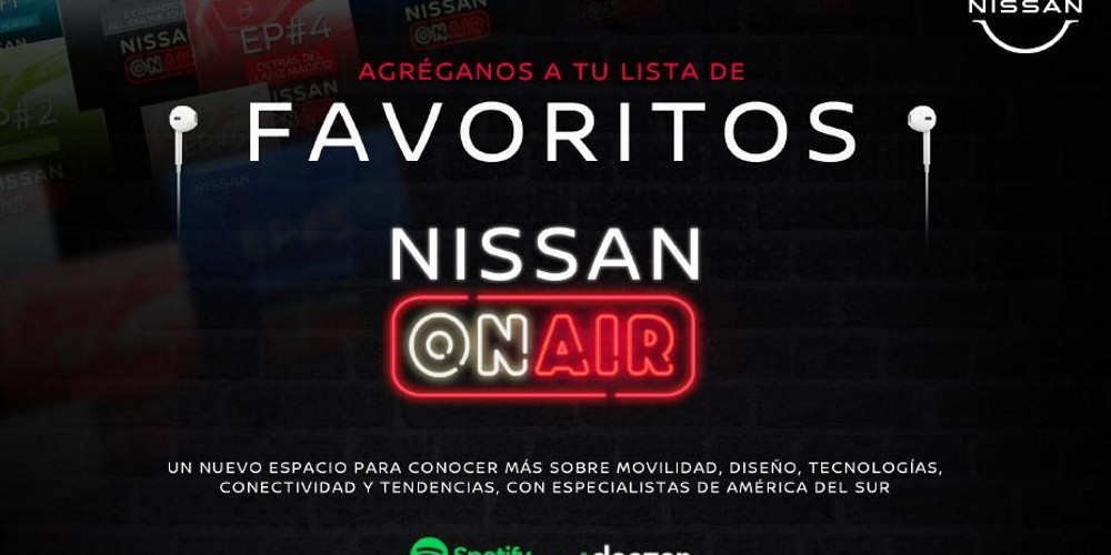 Nissan ON AIR: Llega la primera temporada del podcast creado en Latinoam&eacute;rica
