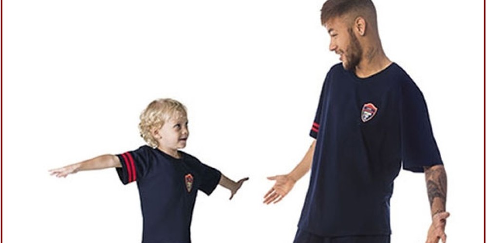 Neymar presentó “NJR by Lupo”, su línea de pijamas