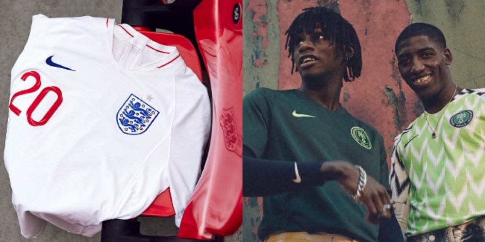 Elegancia y controversia: Nike presentó los uniformes de Inglaterra y Nigeria para la Copa del Mundo