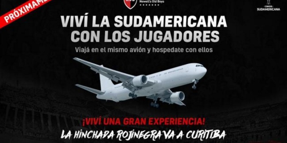 Newell&rsquo;s ofrece a sus hinchas la posibilidad de viajar y hospedarse con el plantel por la Sudamericana
