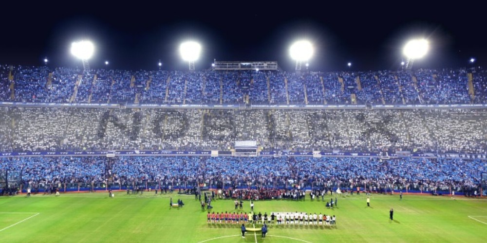 Noblex despidi&oacute; a la Selecci&oacute;n con la bandera m&aacute;s grande de Argentina