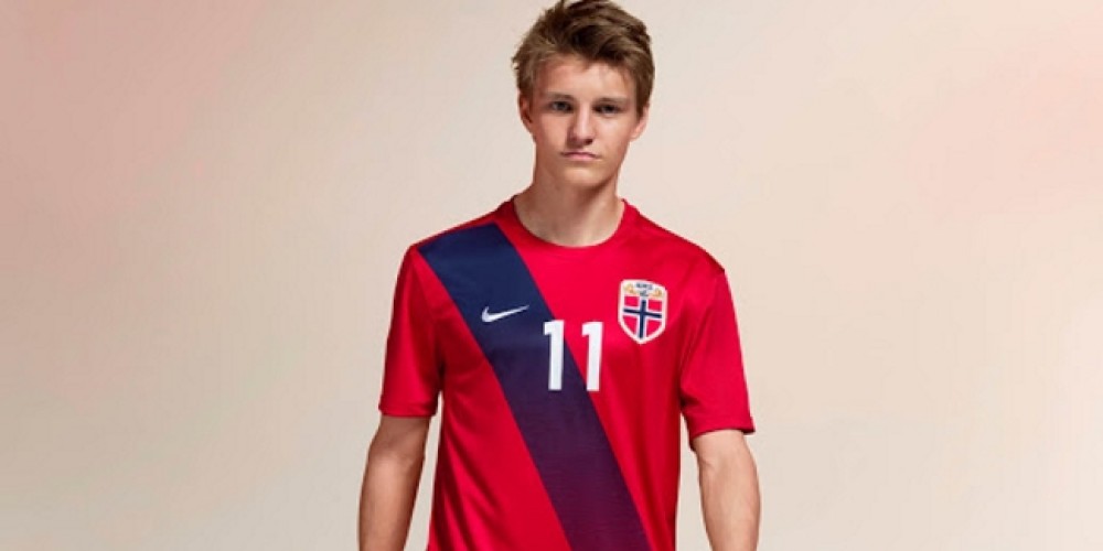 Con Ødegaard como estrella, Noruega presentó sus camisetas Nike