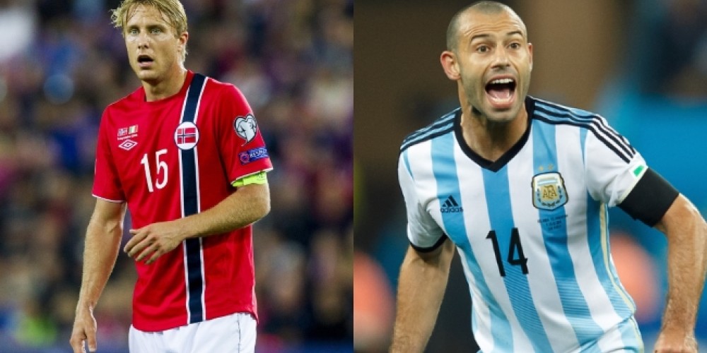 El capitán de Noruega votó a Mascherano para el Balón de Oro