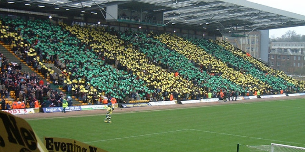 En el estadio del Norwich City, cada asiento tiene una historia