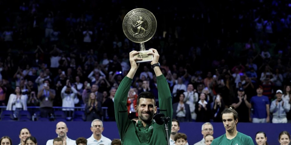 Novak Djokovic fue campeón en Atenas y rompió un nuevo récord