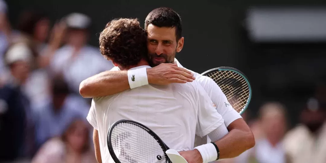 Novak Djokovic venci&oacute; a Safiullin y alcanz&oacute; las 106 victorias en Wimbledon