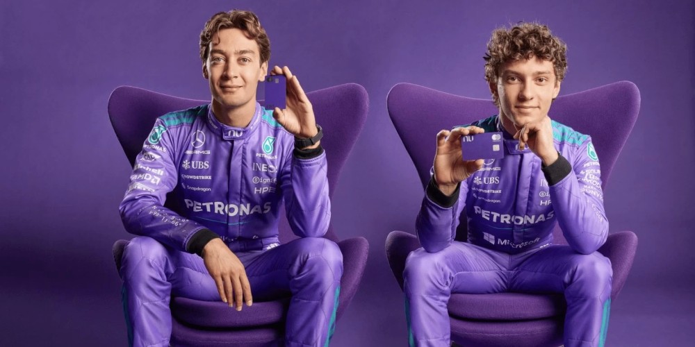 Nubank y Mercedes lanzaron trajes personalizados para el GP de Miami de 2026
