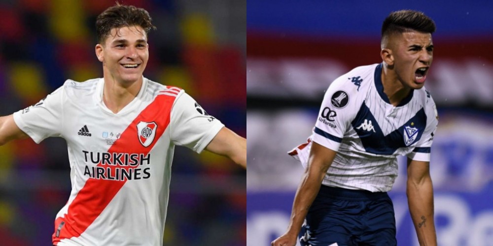 Julián Alvarez y Thiago Almada, los más caros del fútbol argentino