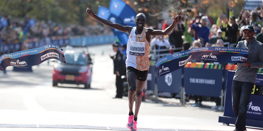 Kamworor y Jepkosgei se coronaron en el Marat&oacute;n de Nueva York