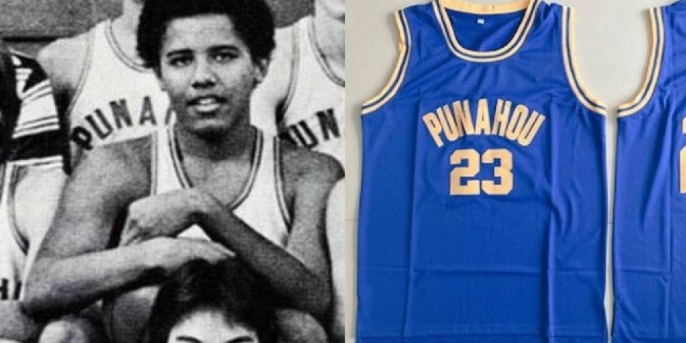 Sale a la venta la camiseta con la cual jug&oacute; Obama en el secundario 