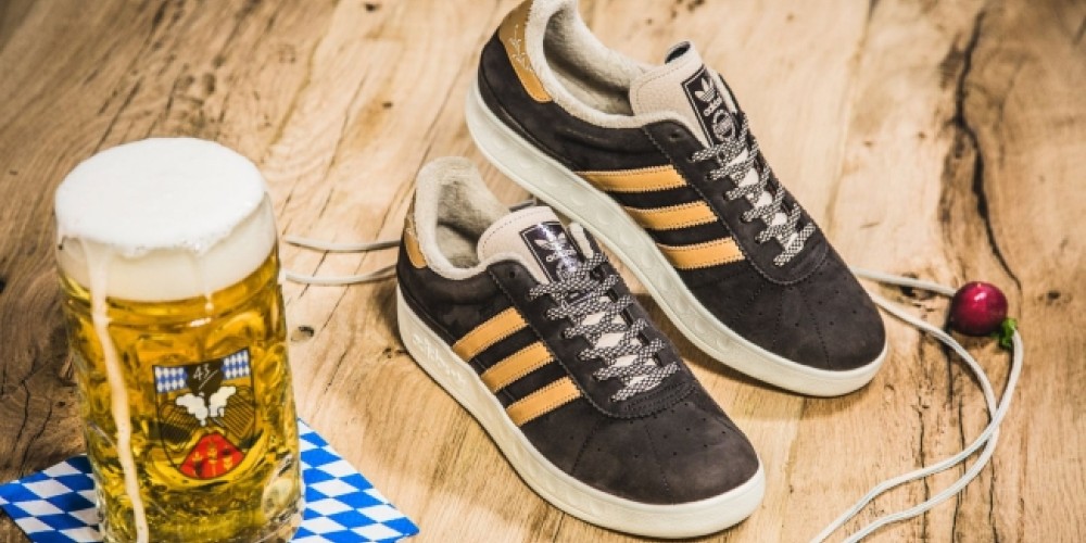 adidas present&oacute; sus nuevas zapatillas anti v&oacute;mito y anti cerveza para el Oktoberfest
