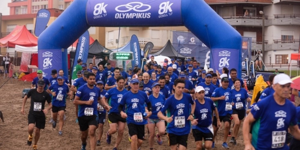 Llegan los 8k Olympikus nocturnos en Villa Gesell 