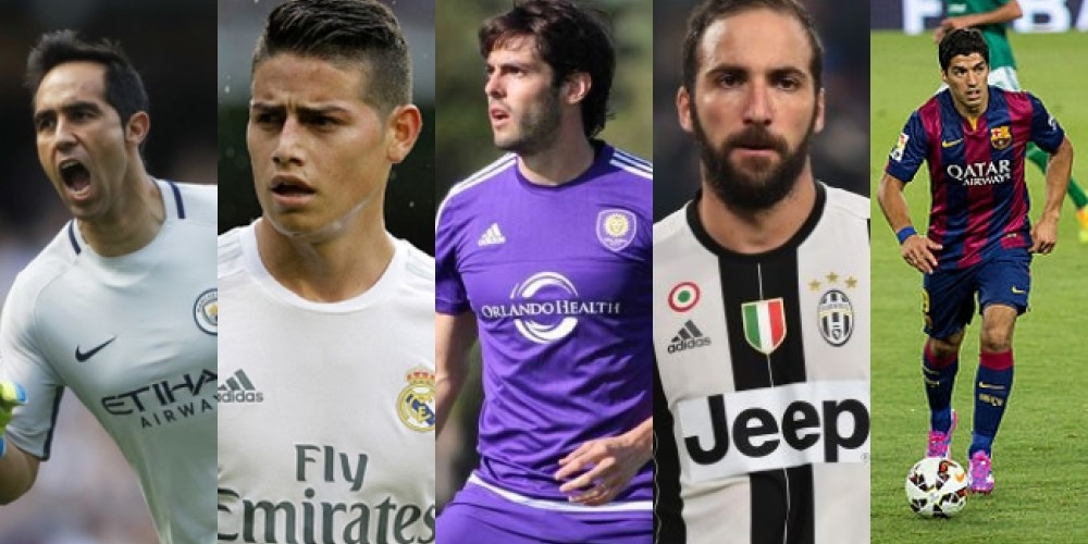 Este es el once de futbolistas latinoamericanos mejor transferidos