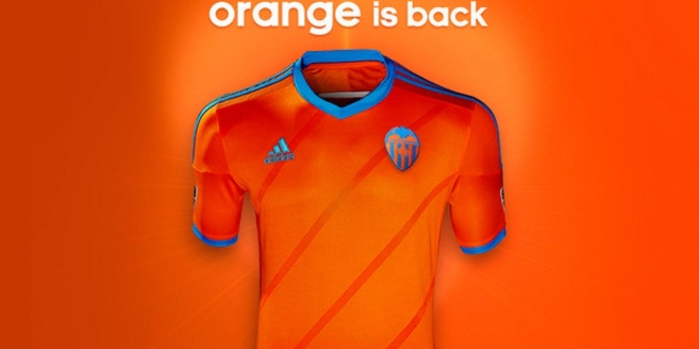 El Valencia, ahora con adidas, volver&aacute; a vestir una camiseta naranja 