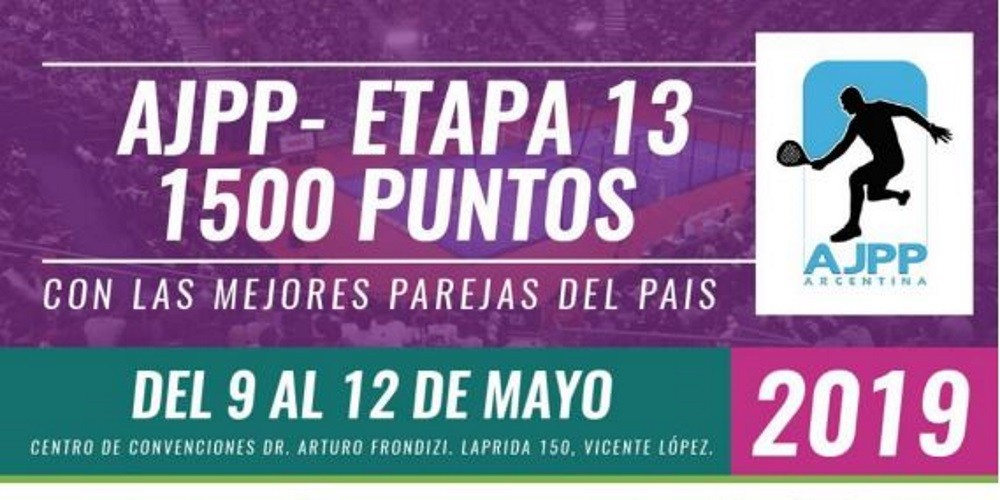 La 13º etapa del circuito AJPP en Vicente López tendrá una cancha Full Panorámica y contará con la presencia de Roby Gattiker