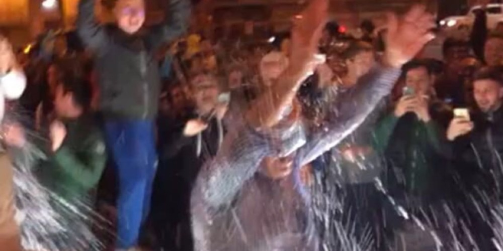 Multan al presidente de la AS Roma por tirarse a una fuente en los festejos