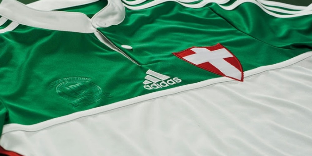 adidas present&oacute; la camiseta del Centenario del Palmeiras