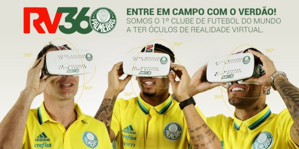 Innovador: Junto a adidas, Palmeiras lanz&oacute; sus gafas de realidad virtual