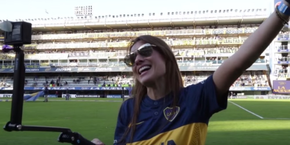 Pechito L&oacute;pez y Pampita vivieron el Supercl&aacute;sico junto a Citro&euml;n