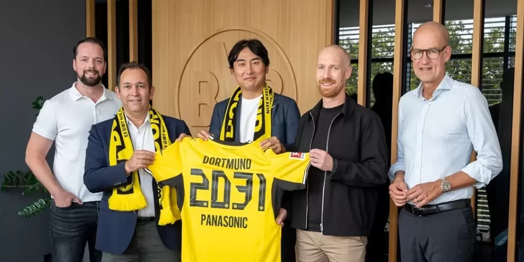 Panasonic y Borussia Dortmund avanzan con una alianza para modernizar las instalaciones del club
