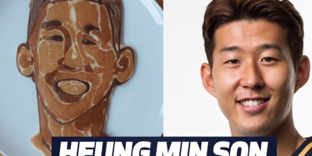 Los jugadores del Tottenham tuvieron sus caras replicadas en panqueques