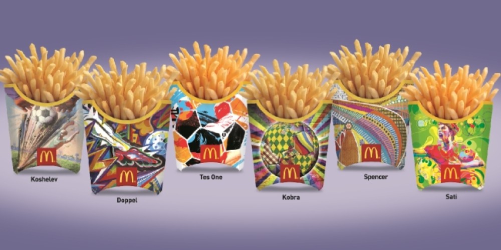 McDonald’s cambió el diseño de su paquete de papas y presentó "Gol!"