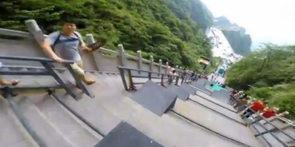 Así funciona la carrera de parkour más larga y desafiante del mundo